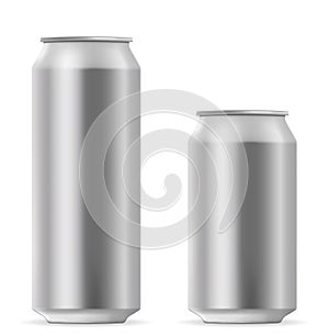 Blank beer can