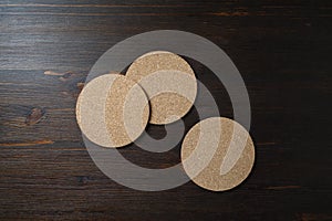 Blank beer coasters