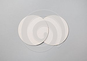 Blank beer coasters