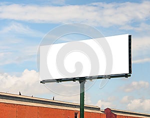 Blank big advertising board 1