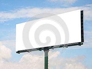 Blank big advertising board 2