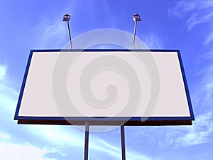 Blank big billboard