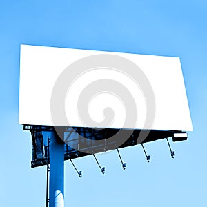 Blank big billboard