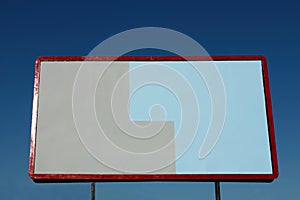Blank big billboard