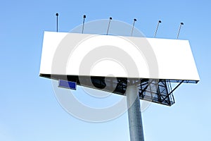 Blank big billboard