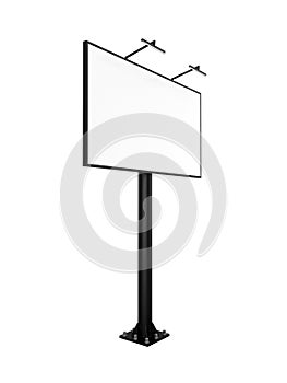 Blank bigboard with backlight