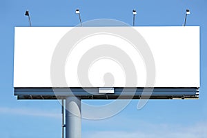 Blank billboard