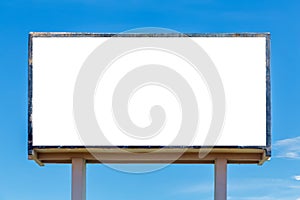 Blank billboard