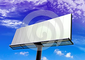 Blank billboard