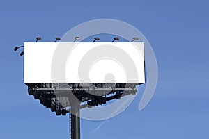 Blank billboard mock up