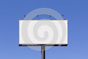 Blank billboard mock up