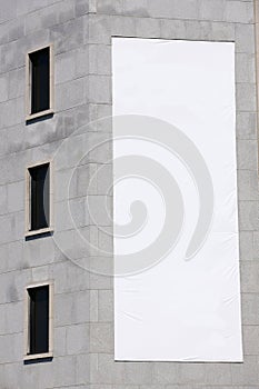 Blank billboards in downtown New York City