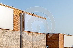 Blank billboards mockup for advertisement promotion