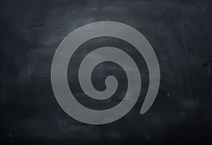Blank Black Chalkboard Texture Background for Creative Designs.