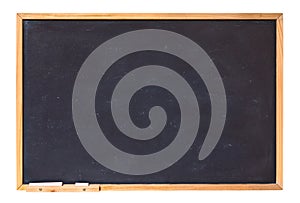 Blank blackboard