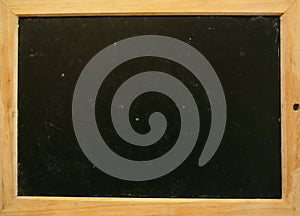 Blank blackboard