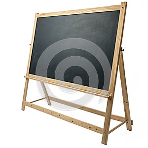 Blank blackboard isolated on white background