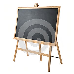 Blank blackboard isolated on white background