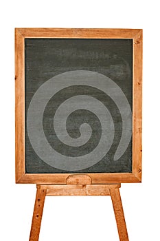 Blank blackboard menu