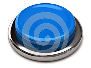 Blank blue button