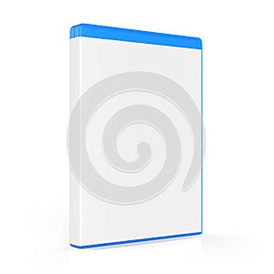 Blank Bluray Case Isolated