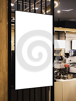 Blank Board Digital screen Frame display Restaurant Menu