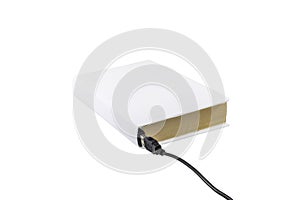 Blank book connected to USB