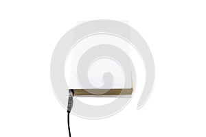 Blank book connected to USB