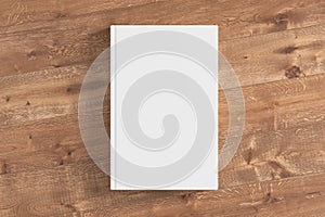 Blank book cover isolated on background