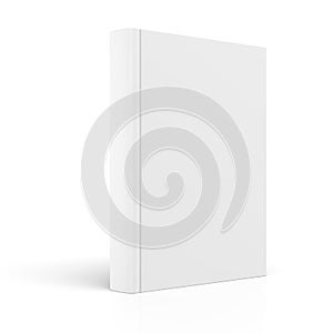 Blank book cover isolated on white