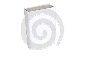 Blank book isolated on white background