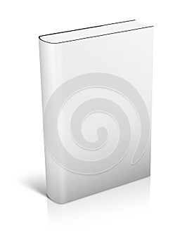 Blank Book on white