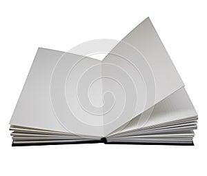 Blank book on white background - Easy to cut
