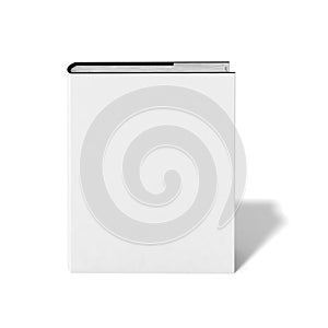 Blank book with white cover photo