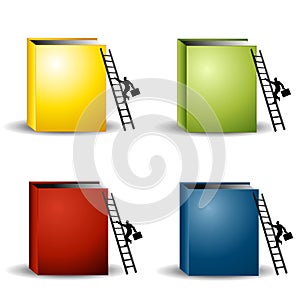 Blank Books Business Ladders