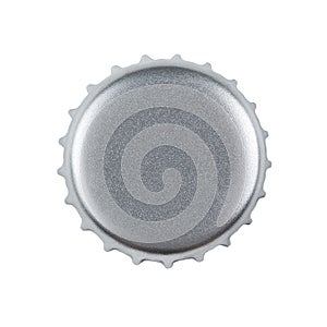 Blank bottle cap with clipping path photo