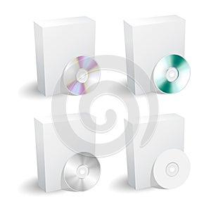 Blank box and dvd collection