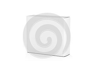 Blank box isolated on white
