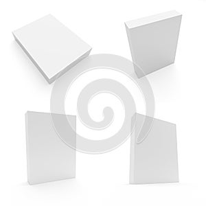 Blank Box On White Background - Set