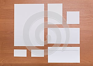 Blank branding elements