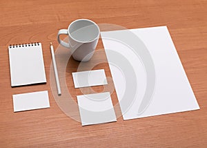 Blank branding elements