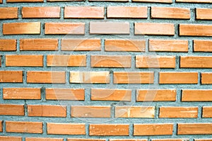 Blank brick block make wall.