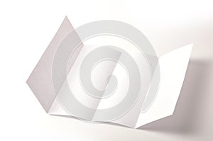 Blank brochure