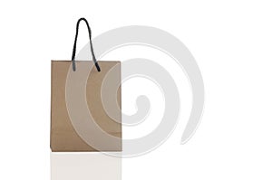 Blank brown shopping paper bag