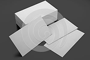 Blank business card