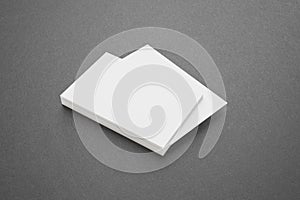 Blank Business Cards on dark background