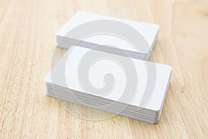 Blank business cards