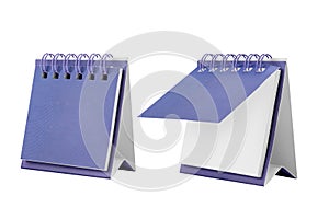 Blank calendar desk for copy space