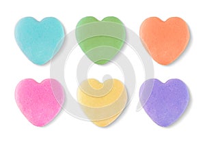 Blank Candy Valentines Hearts