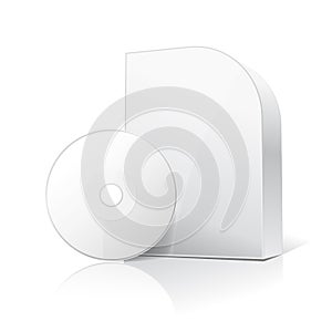 Blank carton box for software